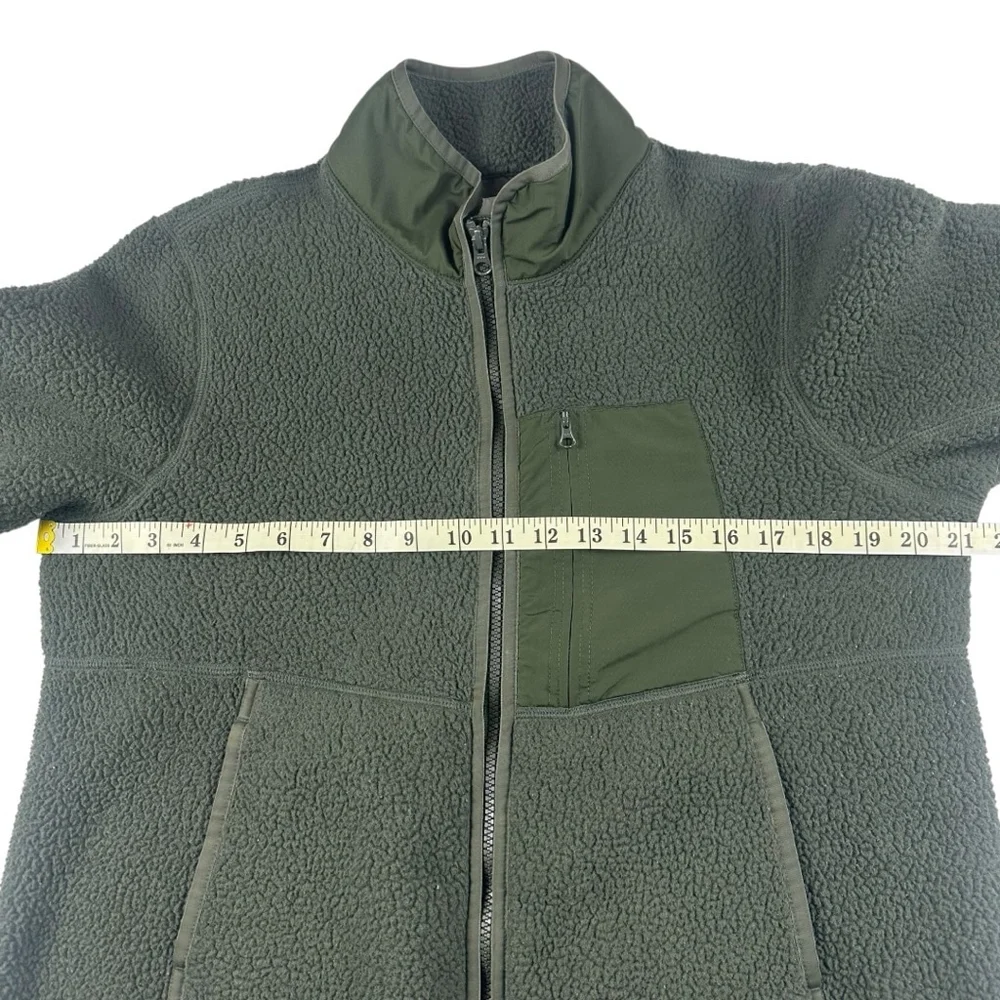 Men's The Herschel Supply Co Brand Sherpa Jacket Size Medium Olive Green winter